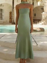 Tube Mermaid Maxi Dress Light Green / S